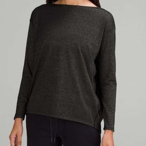 Lululemon Back in Action Long Sleeve Shirt *Sparkle